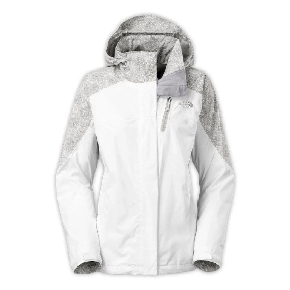 The North Face Condor Triclimate Shell Women’s Rain Jacket XL – White/Grey